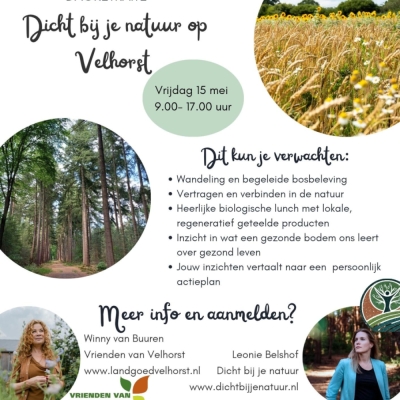 Retraite Dicht bij je natuur - 15 mei 2026